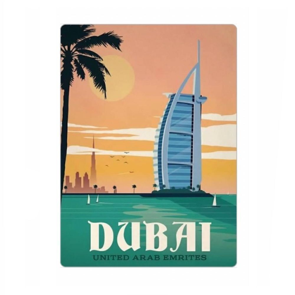 Dubai UAE Souvenir Magnet